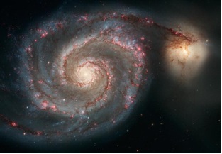 Whirlpool Galaxy and a companion galaxy