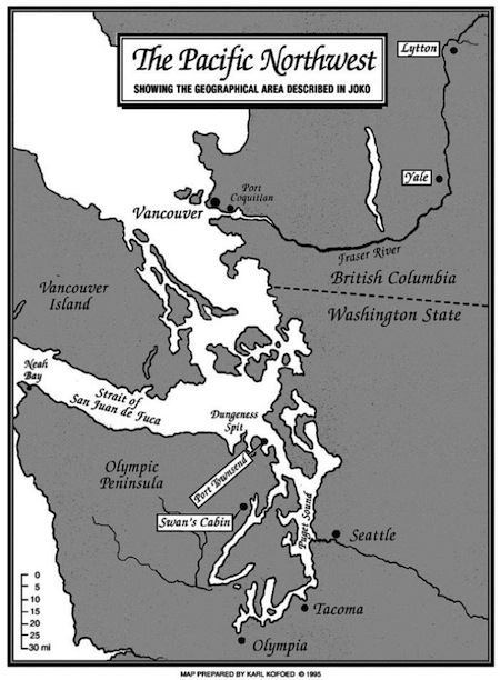 Map of Pacific Northwest