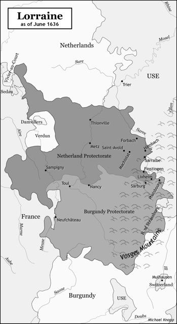 Lorraine map